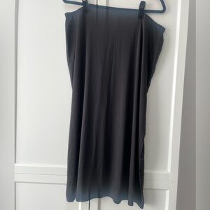 H&M satin jersey midi skirt